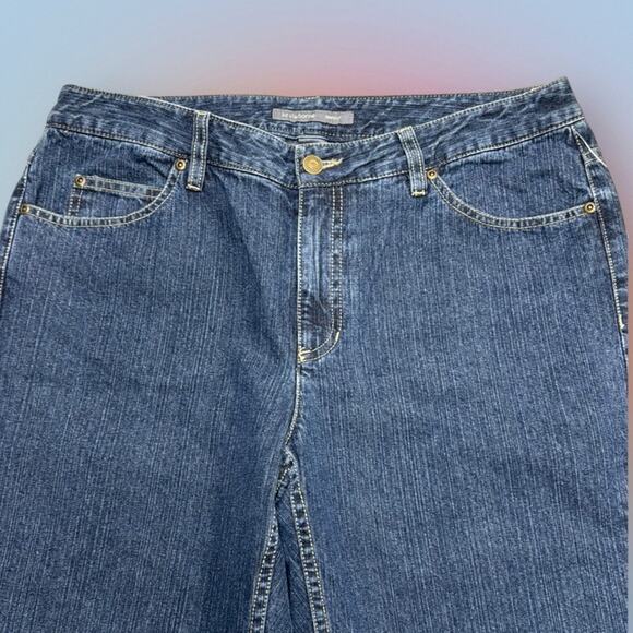 LIZ CLAIBORNE Women’s 12 BOOTCUT Blue Jeans - Picture 1 of 4